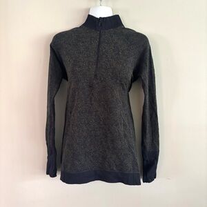 lululemon athletica Black Long Sleeve 1/4 zip